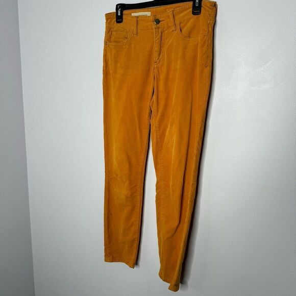 Anthropologie police corduroy mustard pants size 27 - Picture 2 of 5